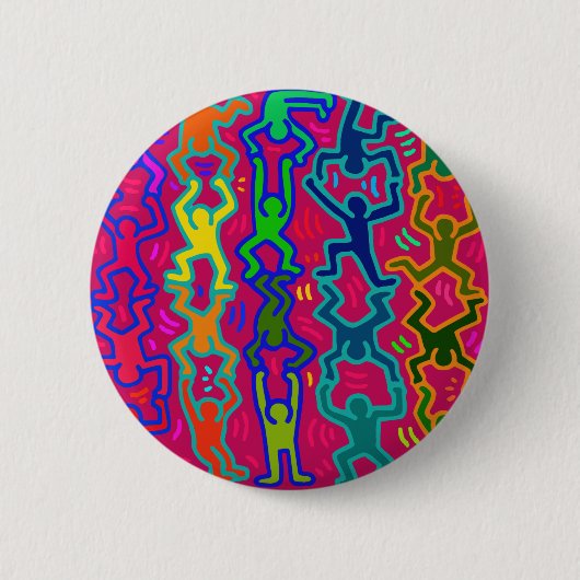 Badge Rond 5 Cm Diversité (Devant)