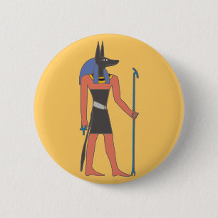 Badge Rond 5 Cm Divinité égyptienne