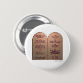 Badge Rond 5 Cm Dix commandements (Devant & derrière)