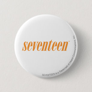 Badge Rond 5 Cm Dix-sept Logo-Oranges