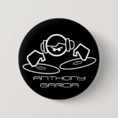 Badge Rond 5 Cm dj, ANTHONY GARCIA (Devant)