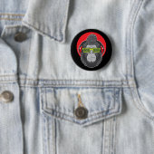 Badge Rond 5 Cm Dj Ape (En situation)