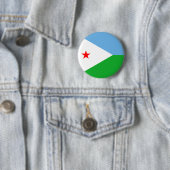 Badge Rond 5 Cm djibouti (En situation)