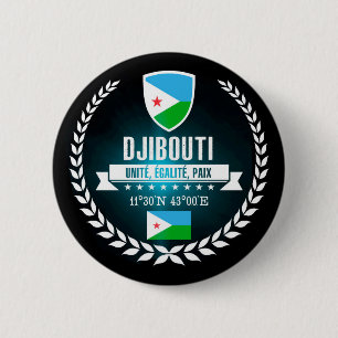Badge Rond 5 Cm Djibouti