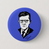 Badge Rond 5 Cm Dmitri Shostakovich (Devant)