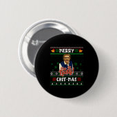Badge Rond 5 Cm Do It Funny Chit-mas Christmas Meme (Devant & derrière)