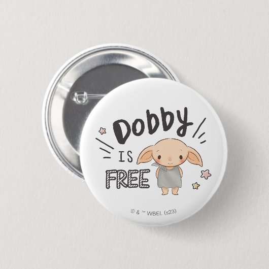 Badge Rond 5 Cm Dobby Gratuit (Devant & derrière)