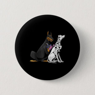 Badge Rond 5 Cm Doberman Doberman Chien Cool Tatouage Artiste Cade
