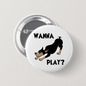 Badge Rond 5 Cm Dobie - jeu (Devant & derrière)