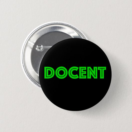 Badge Rond 5 Cm Docents de bouton (Devant & derrière)