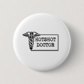 Badge Rond 5 Cm Docteur d'homme réussi (Devant)