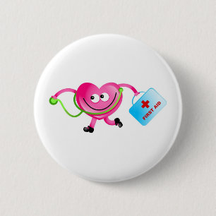 Badge Rond 5 Cm Docteur Love