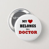 Badge Rond 5 Cm Docteur Love (Devant & derrière)