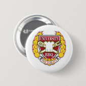 Badge Rond 5 Cm Doctorat de BBQ (Devant & derrière)