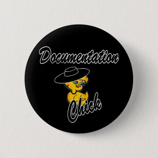 Badge Rond 5 Cm Document Chick #4 (Devant)