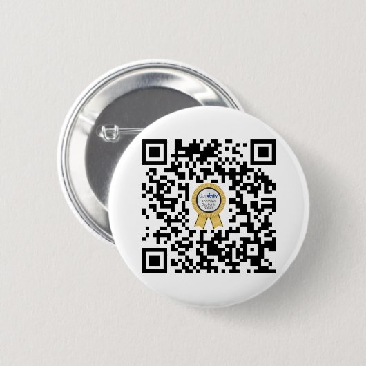 Badge Rond 5 Cm DocVerify qr-code (Devant & derrière)