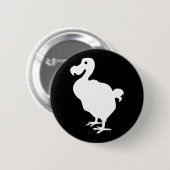 Badge Rond 5 Cm Dodo Silhouette (Devant & derrière)