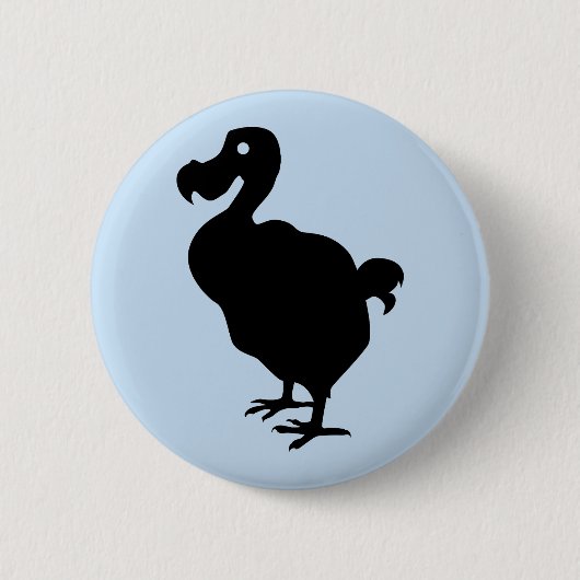 Badge Rond 5 Cm Dodo Silhouette (Devant)