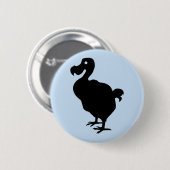 Badge Rond 5 Cm Dodo Silhouette (Devant & derrière)