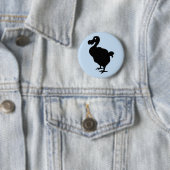 Badge Rond 5 Cm Dodo Silhouette (En situation)