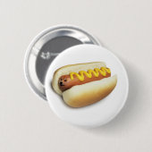 Badge Rond 5 Cm Doge chaud Meme (Devant & derrière)