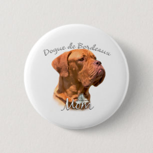 Badge Rond 5 Cm Dogue de Bordeaux Maman 2