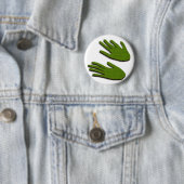 Badge Rond 5 Cm doigts verts (En situation)