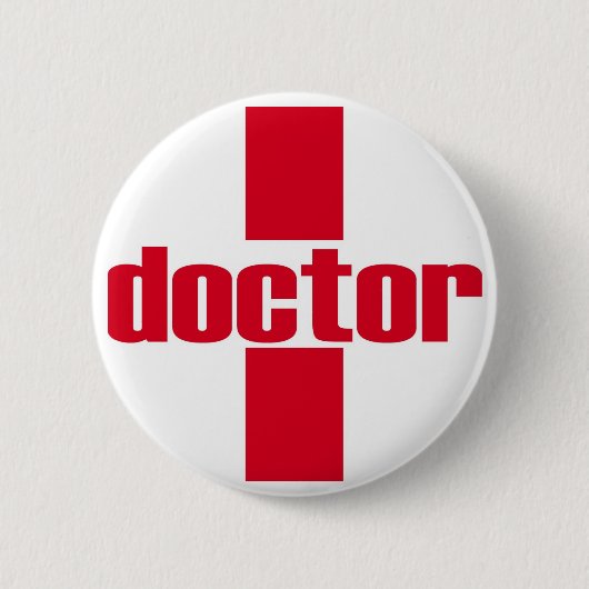 Badge Rond 5 Cm doktor (Devant)