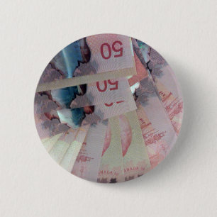 Badge Rond 5 Cm Dollars canadiens