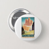 Badge Rond 5 Cm Dolomites (Devant & derrière)
