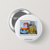 Badge Rond 5 Cm Dolphin Safe Tuba Funny Novelty Button (Devant & derrière)