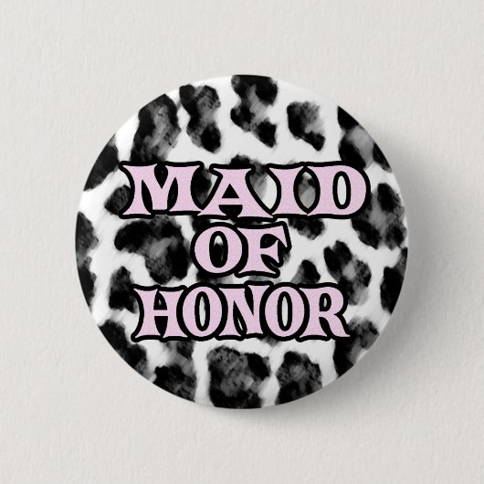 Badge Rond 5 Cm Domestique d'honneur (Devant)