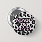 Badge Rond 5 Cm Domestique d'honneur (Devant & derrière)