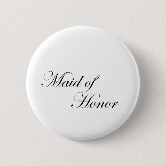 Badge Rond 5 Cm Domestique d'honneur (Devant)
