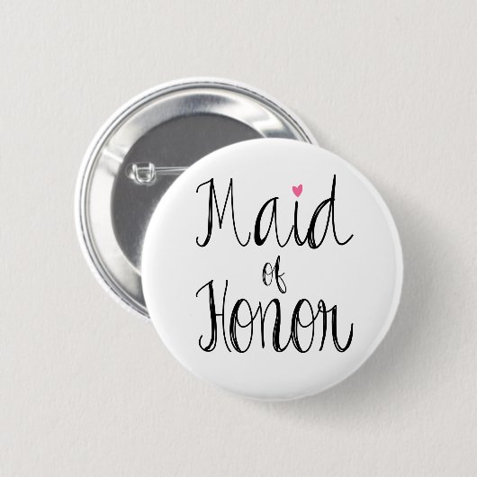 Badge Rond 5 Cm Domestique faite sur commande de manuscrit (Devant & derrière)