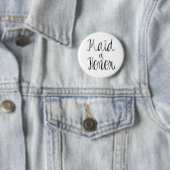 Badge Rond 5 Cm Domestique faite sur commande de manuscrit (En situation)