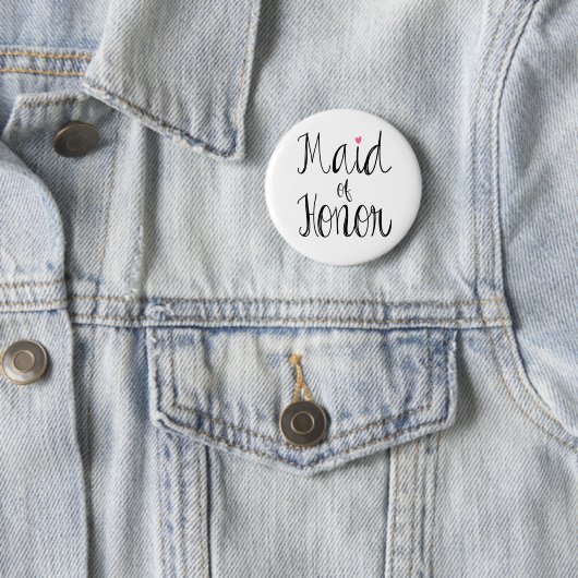 Badge Rond 5 Cm Domestique faite sur commande de manuscrit (En situation)