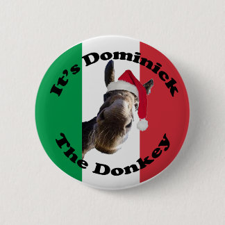 Badge Rond 5 Cm dominick l'âne