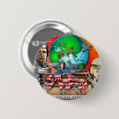 Badge Rond 5 Cm Dommages collatéraux (Devant & derrière)