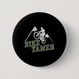Badge Rond 5 Cm Dompteur de vélo Mtb - Vélo de montagne drôle et d