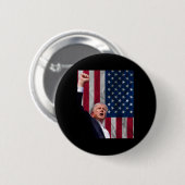Badge Rond 5 Cm Donald Trump (Devant & derrière)