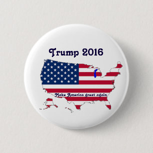 Badge Rond 5 Cm Donald Trump