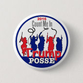 Badge Rond 5 Cm Donald TRUMP 2016 (Devant)
