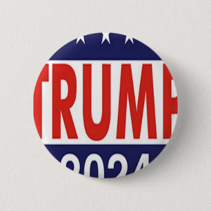 Badge Rond 5 Cm Donald Trump 2024