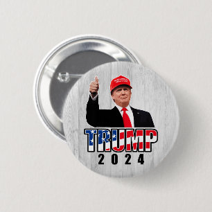 Badge Rond 5 Cm Donald Trump 2024