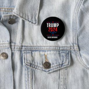 Badge Rond 5 Cm Donald Trump 2024 redonne l'élection américaine