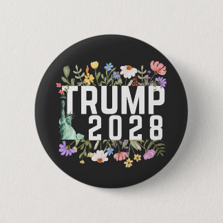 Badge Rond 5 Cm Donald Trump 2028