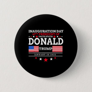 Badge Rond 5 Cm Donald Trump a gagné l'inauguration de l'élection