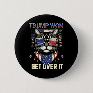 Badge Rond 5 Cm Donald Trump A Remporté Les Chats Électoraux 2024