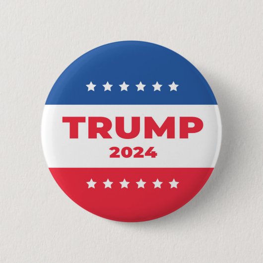 Badge Rond 5 Cm Donald Trump Button 2024 (Devant)